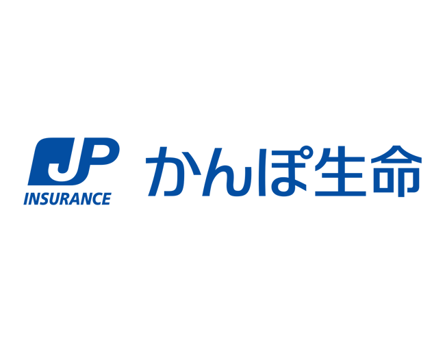 The logo of Japan Post Insurance Co., Ltd., a prominent insurance company in Japan