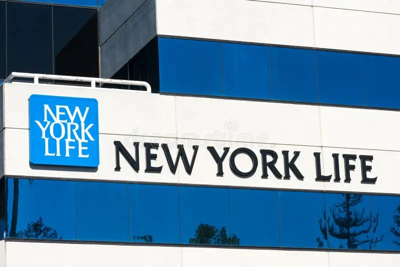 The logo of New York Life Insurance Company, a financial services firm based in the United States