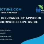 A graphic featuring the text "A Comprehensive Guide: Life Insurance by Appxo.in" with an image of a person holding a life insurance policy.