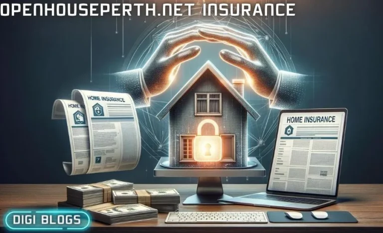 A home security system with OpenHousePerth.Net Insurance logo displayed.
