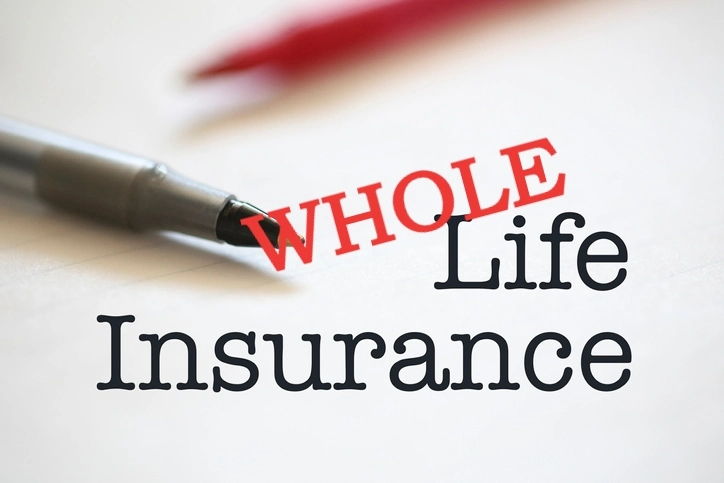 The logo of Select Quote Whole Life Insurance, featuring bold text against a background, representing insurance services.