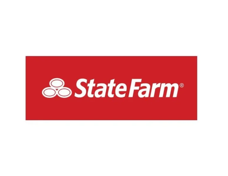 A logo of State Farm alongside the text "Business Insurance," symbolizing comprehensive coverage for businesses.
