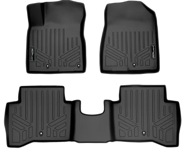 Comparison chart of Smartliner and WeatherTech floor mats showing features, benefits, and overall performance.